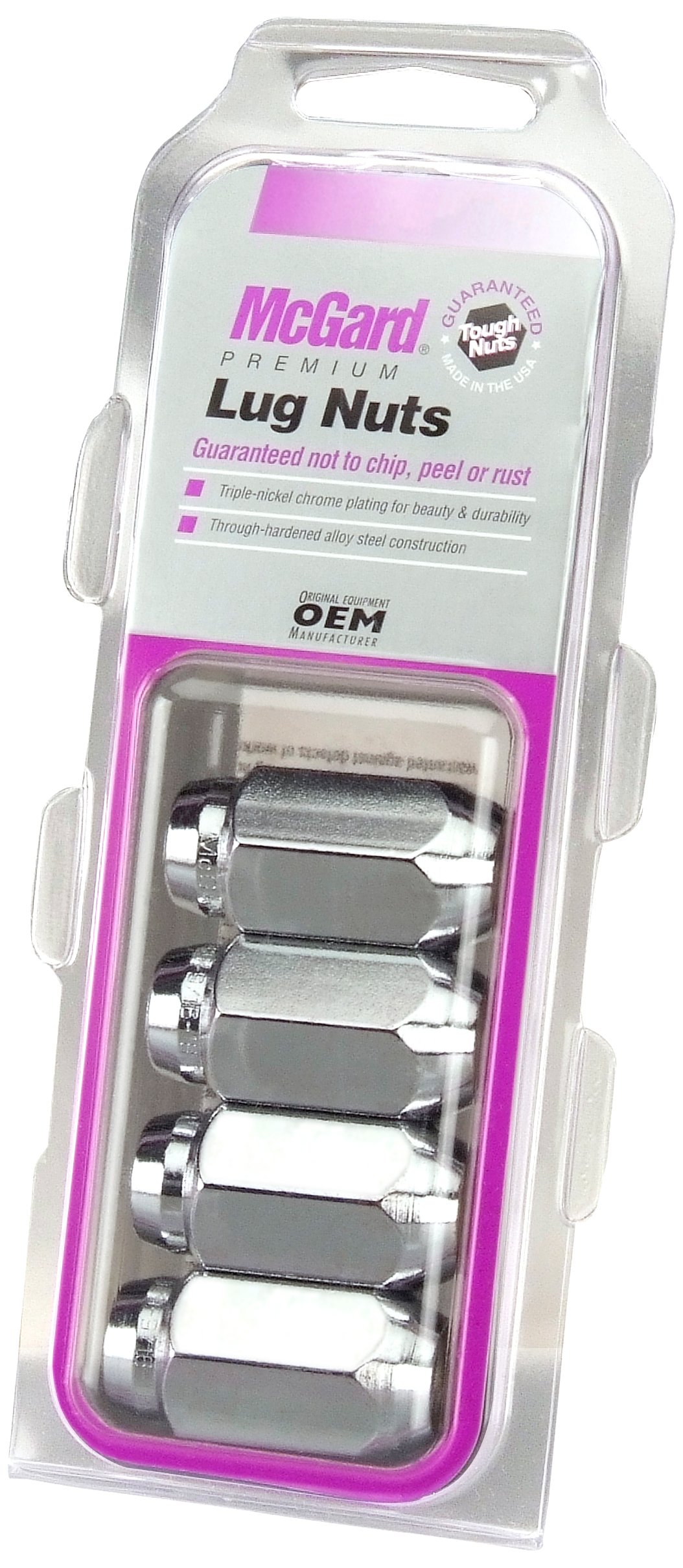 Amazon.com: McGard 64008 Chrome Cone Seat Style Lug Nut Set (9/16